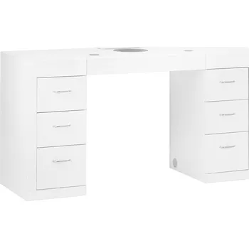 Kosmetika Kosmetický stůl 324 s kazetovým odsavačem, bílý