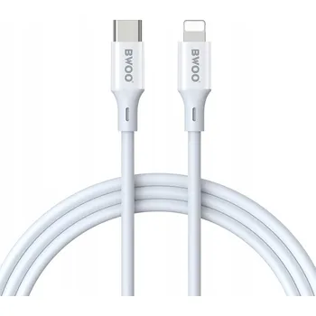 Datový kabel Kabel BWOO USB typ C - Apple Lightning 2 m bílý
