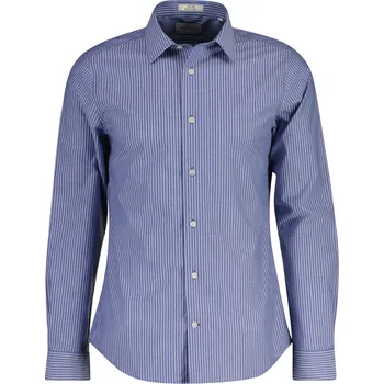 KOŠILE GANT SLIM POPLIN STRETCH STRIPE SHIRT COLLEGE BLUE