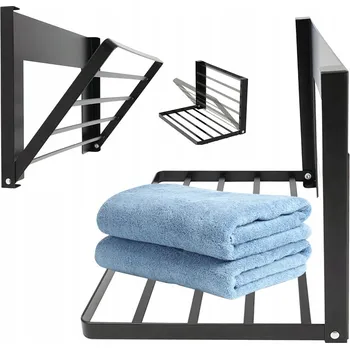 police MAGNETICKÁ SKLÁDACÍ POLICE 41*25CM - IDEÁLNÍ DO PRÁDELNY, KUCHYNĚ I KOUPELNY