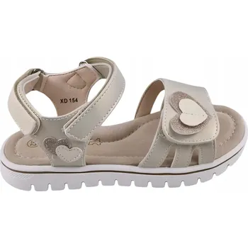 Dívčí obuv DĚTSKÉ SANDÁLY AMERICAN CLUB XD154 SANDÁLY NA SUCHÝ ZIP KOŽENÁ STÉLKA BG 33