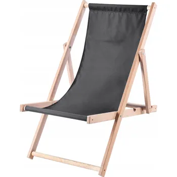 Zahradní lehátko Lehátko dřevo šedé Kadax