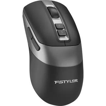 Myš A4tech FB50C PLus FStyler, bezdrátová kancelářská myš, BT+2,4GHz, černá