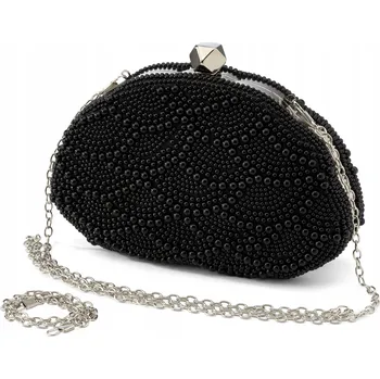 Kabelka Perleťová kabelka psaníčko elegantní na řetízku večerní psaníčko