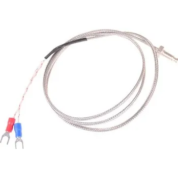 Elektronická stavebnice LaskaKit_cz Termočlánek typu K 600C M6 1m Konektor: Vidlice