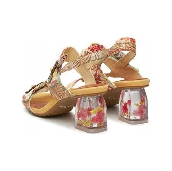 Dámská obuv Laura Vita dámské sandály 305012890 na sloupkovém podpatku, velikost 37