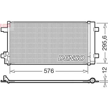 Výparník klimatizace Kondenzátor, klimatizace DENSO DCN32069