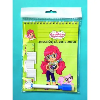 omalovánky Strawberry - Stíratelné listy A5 s popisovačem...