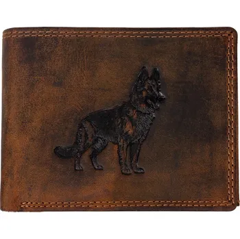 Peněženka Kožená peněženka - Vlčák - hnědá
