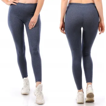 Dámské legíny Dámské dlouhé legíny Legíny LAEMI 461 Vzhled Jeans 5XL