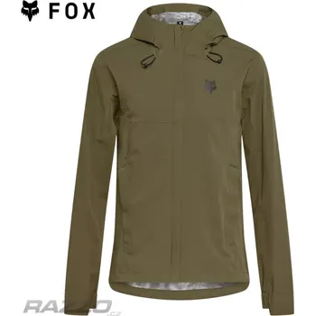 Cyklistická bunda Pánská bunda na kolo FOX Ranger Water Jacket Olive Green 2026 M