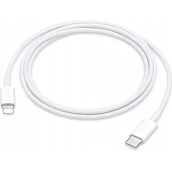 Datový kabel Kabel Lemon Mobile USB-C - Apple Lightning 1 m bílý