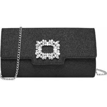 Kabelka Černá polyester kabelka psaníčko MISS LULU