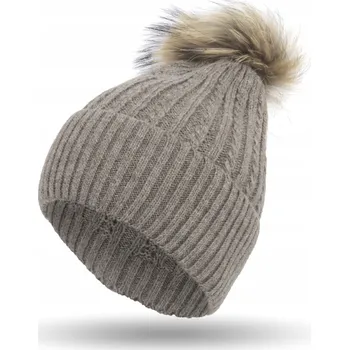 Čepice Polar Fashion zimní čepice beanie hnědá univerzální velikost