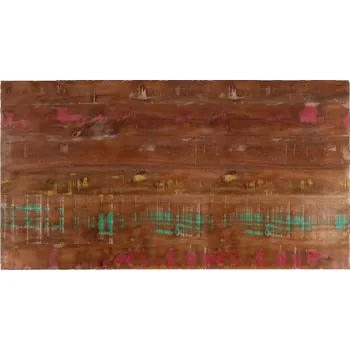 Psací stůl Deska stolu, 100x50x3,8 cm, obdélníková, masivní recyklované dřevo