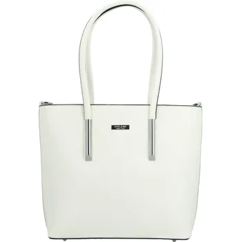 Kabelka DELAMI Dámská kabelka D5910 white + 2 měsíce na vrácení zboží