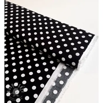 Viskóza RADIANCE Polka dot black