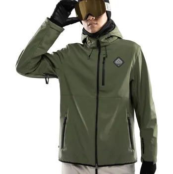 SIROKO Pánská snowboardová bunda W2 Army ZELENÁ