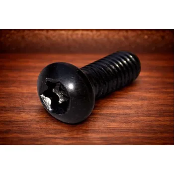 Šroub Šrouby kotouče M5 – balení 12 ks černé (balení PE)