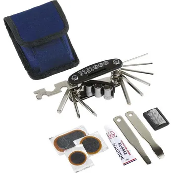 Nerezová sada nářadí pro jízdní kola ON TOUR - Barva Modrá