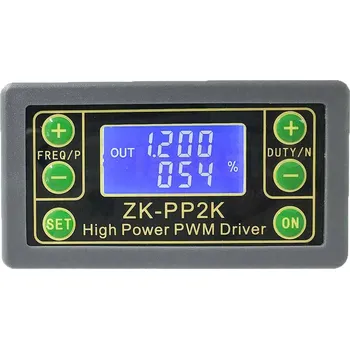 Elektronická stavebnice LaskaKit_cz ZK-PP2K PWM regulátor otáček stejnosměrných motoru 8A 30V s displejem