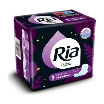 Menstruační vložka Ria dámské vložky Ultra Super Long, 9 ks
