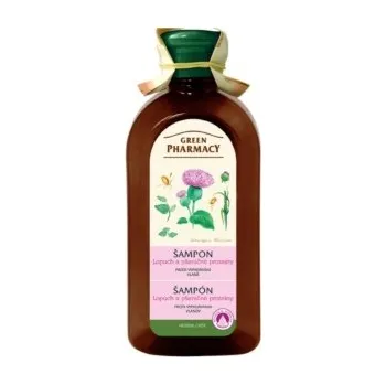 Green Pharmacy šampon proti vypadávání vlasů s lopuchem a pšenicí 350 ml