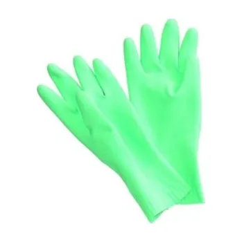 Rukavice na úklid Vulkan Niké gumové rukavice, zelené, velikost M
