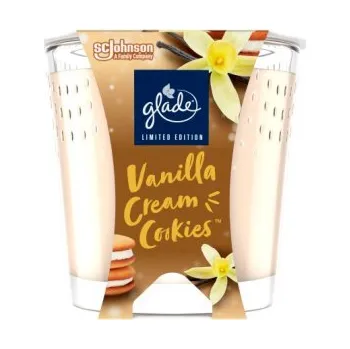 Svíčka Glade svíčka vonná Vanilla Cream Cookies, 112 g