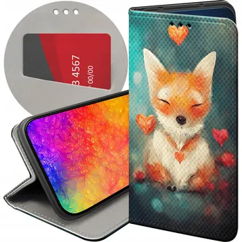 Pouzdro na mobilní telefon Flipové pouzdro Hello Case pro Xiaomi POCO X4 Pro 5G oranžové