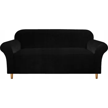 Napínací potah Potah na pohovku (kanape) DOMAREX černý