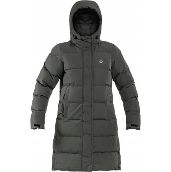Dámský kabát Alpinus dámský kabát zelený klasický s kapucí Iparla velikost L