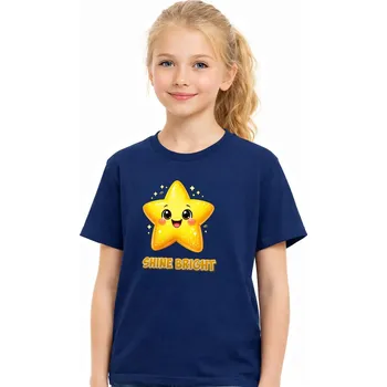 Chlapecké tričko Shine Bringhts Pohádkové Tričko Dětské Tmavě Modré 12-14 Let