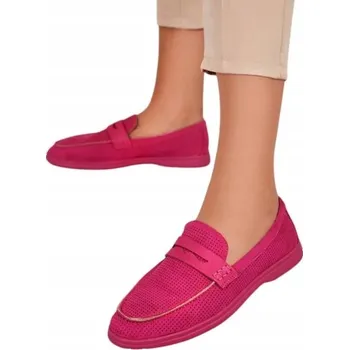 Dámské mokasíny RŮŽOVÉ DÁMSKÉ MOKASÍNY SIERRO 39