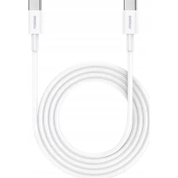 Datový kabel Kabel FONENG USB typ C - USB typ C 2 m bílý