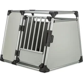 přepravka pro zvíře Trixie Hliníková přepravka 91 x 75 x 88 cm stříbrná/šedá