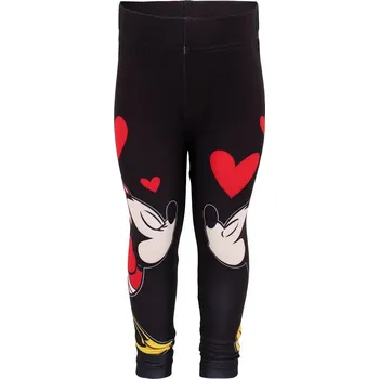 Dívčí legíny SET 4 KS LEGÍNY MINNIE Erv 38328 černé Velikost: 2,4,6,8