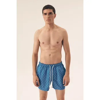 Pánská móda PÁNSKÉ PLAVECKÉ ŠORTKY ROOK 42615 SS25 Modrá XL