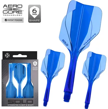 Letky Harrows SOLO Small No6 Blue Velikost násadky Harrows: Midi