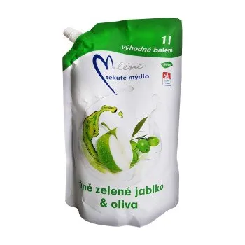 Koupelová kosmetika Milene Miléne Zelené jablko a oliva tekuté mýdlo, 1 l