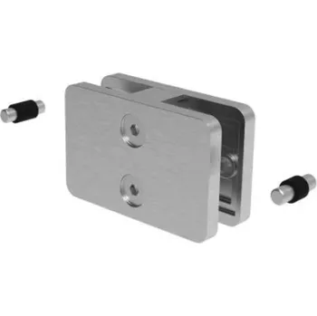 Hahn Steel Držák výplně skla/plechu – Model 23P-700, nerez AISI 316, broušený