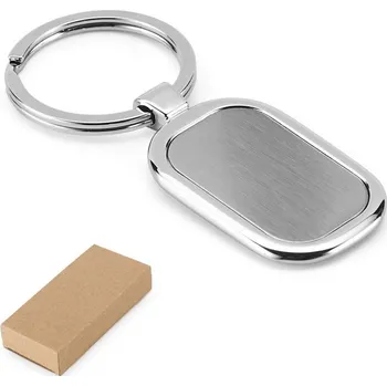 STRICKER Kovová klíčenka ZABEL Barva: saténově stříbrná