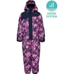 Rostoucí dětská lyžařská kombinéza LOAP CUVEN GROW SYSTEM 98 Růžová, Fialová, Tmavě modrá
