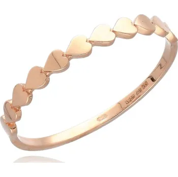 Prsten MOISS prsten z růžového zlata SRDCE