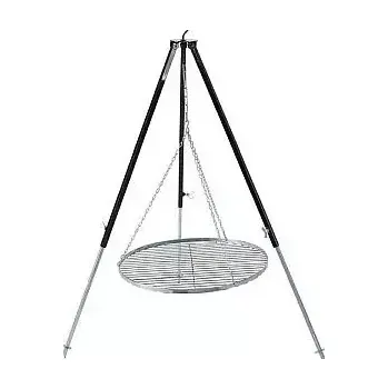 kotlíky Trojnožka 1,8 m teleskopická a rošt s pásovinou 60 cm