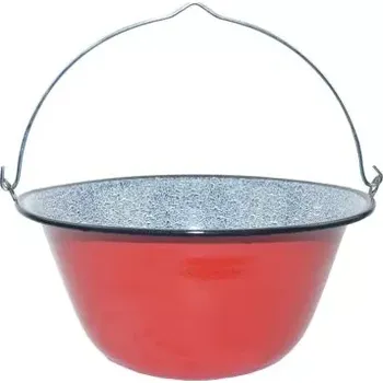 kotlíky Kotlík smalt 14 L červený