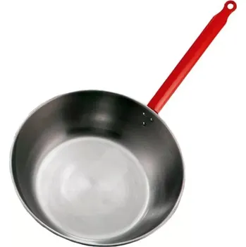 Pánev Paella pánev hluboká s rukojetí z leštěné oceli 36 cm