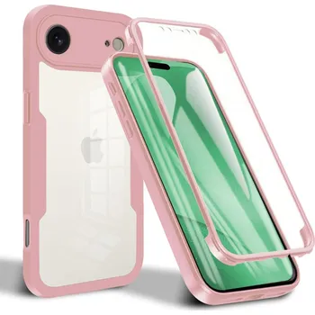 Pouzdro na mobilní telefon Techsuit - ColorVerse 360 Series + ochrana displeje - iPhone 17 Air - růžová