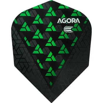 Příslušenství pro šipky Target letky Agora Ultra ghost, zelené No6