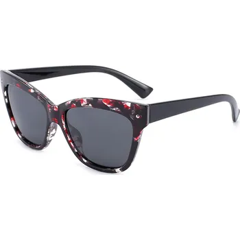 Sluneční brýle Techsuit - Sluneční brýle polarizované PC (OD8155-C4) - UV ochrana - Flowers / Black